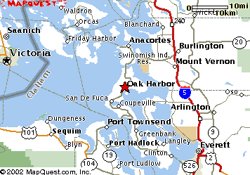 Whidbey Island WA in Puget Sound